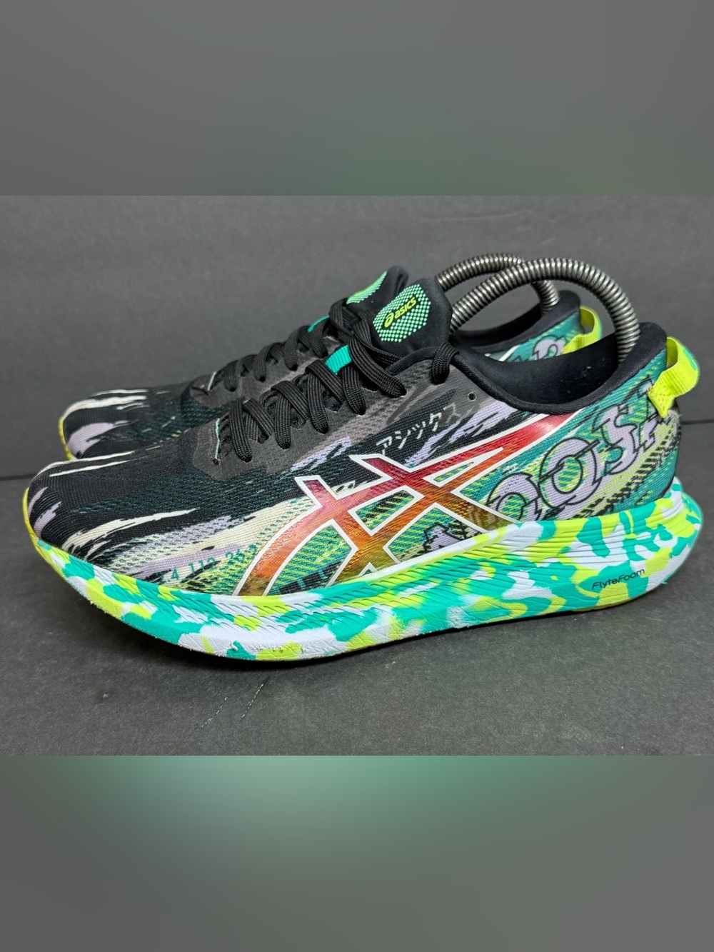 ASICS GEL-Noosa Tri 10 Running Shoes Women’s Size 8.5 Black Neon Flyte 1012A898